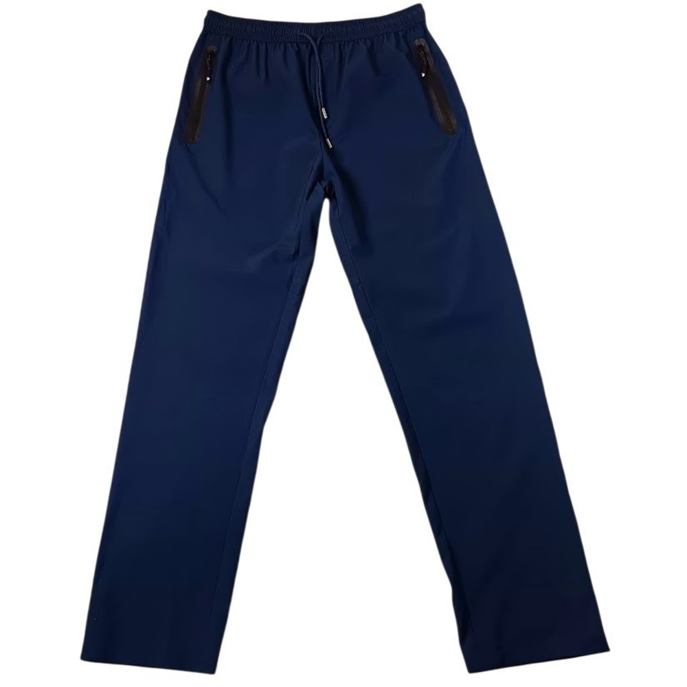 OUTDOORSPORTS Pants Mens‎ Medium Blue Softshell Track Zip Pockets Stretch